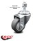 Service Caster 3 Inch Thermoplastic Rubber Wheel Swivel 12mm Threaded Stem Caster SCC SCC-TS20S314-TPRB-M1215 - alternate 3